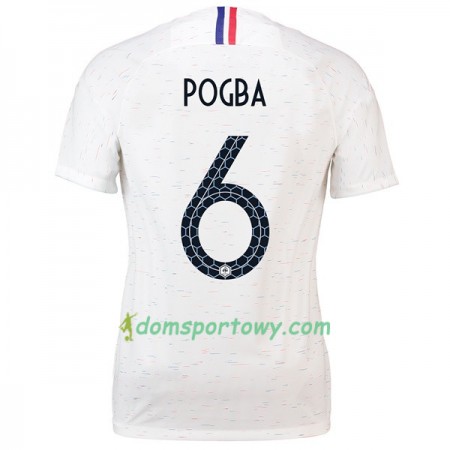 Koszulka Francja Pogba 6 Damska Wyjazdowe Koszulki Piłkarskie Mistrzostwa Świata 2018